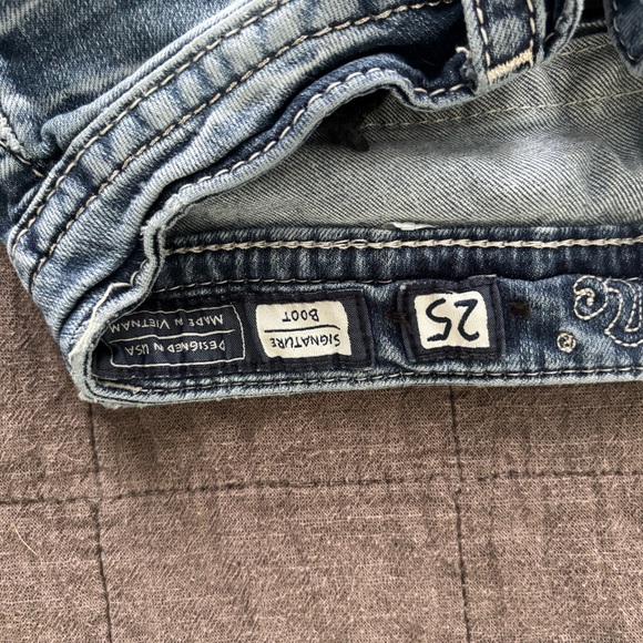 Miss Me Blue Boot Cut Jeans Classic Style - Picture 4 of 5